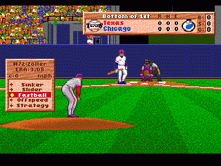 HardBall III screenshot 4 for Super Nintendo